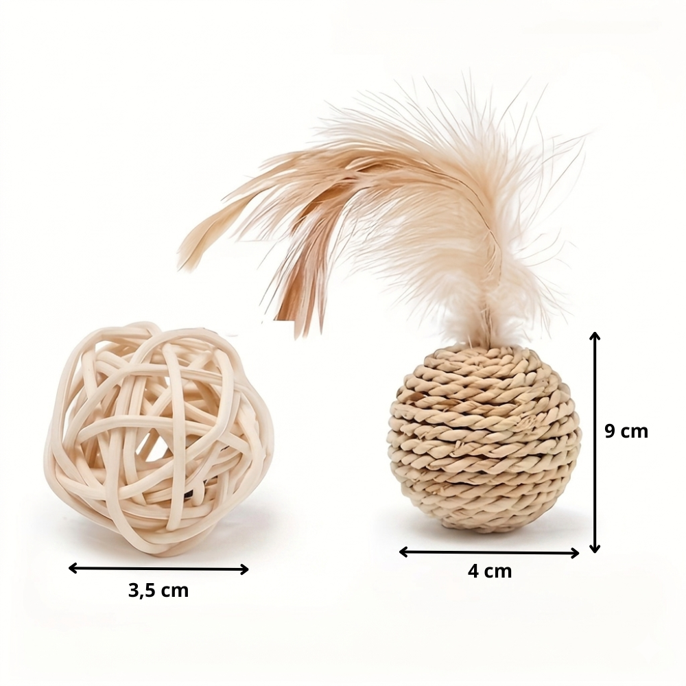 Set Duo 'Instinto Puro' Rattan-Fiber