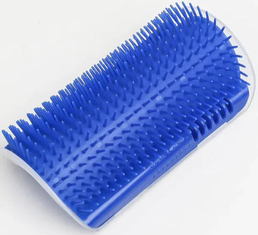 Cepillo de Masaje para Gatos - Esquinas y Protección_Azul