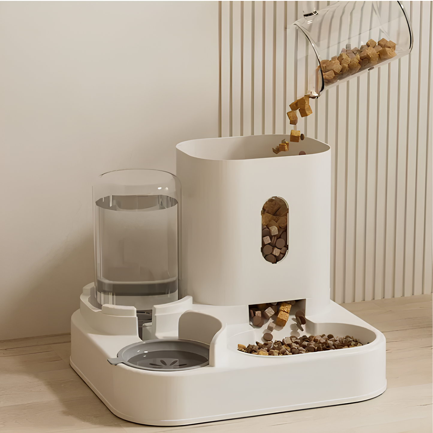 Comedero Automático para Mascotas con Dispensador de Agua