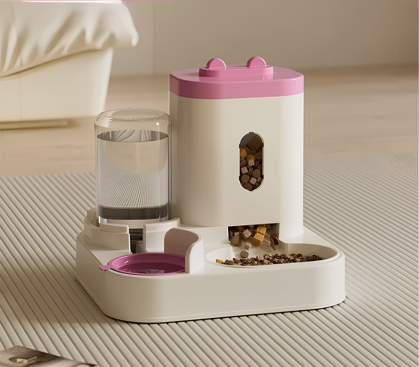 Comedero Automático para Mascotas con Dispensador de Agua