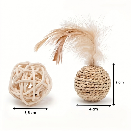 Set Duo 'Instinto Puro' Rattan-Fiber
