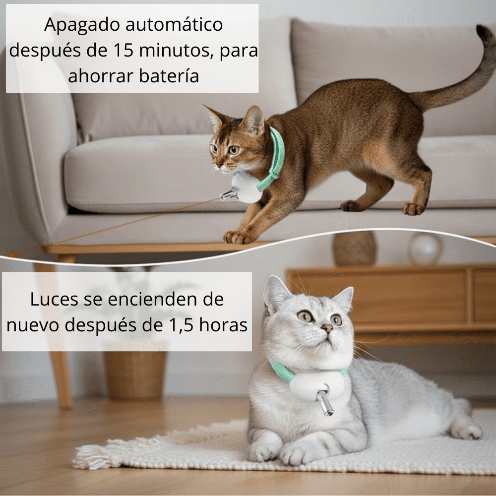 Collar Láser Pelumia™: Juego Infinito y Ejercicio Saludable