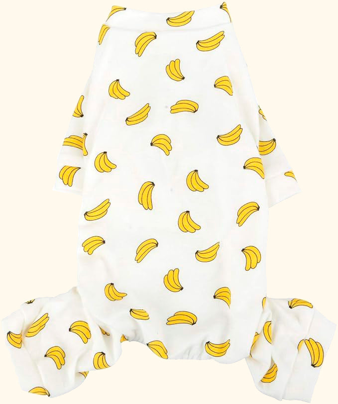 Pijamas de Algodón para Perros y Gatos con Estampados Divertidos