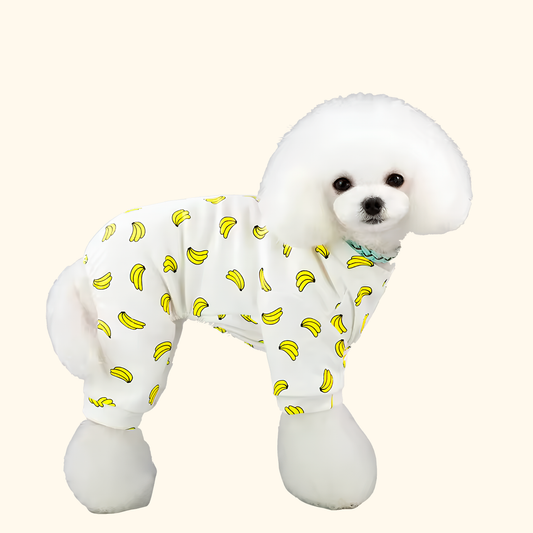 Pijamas de Algodón para Perros y Gatos con Estampados Divertidos