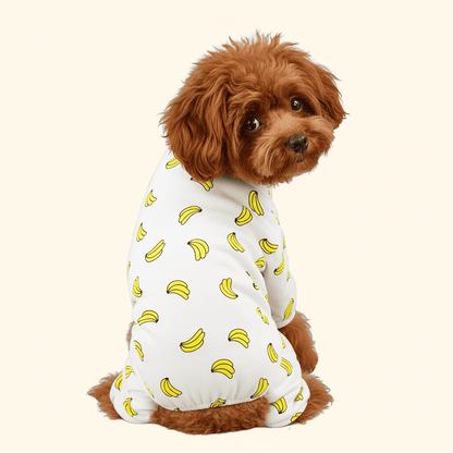Pijamas de Algodón para Perros y Gatos con Estampados Divertidos