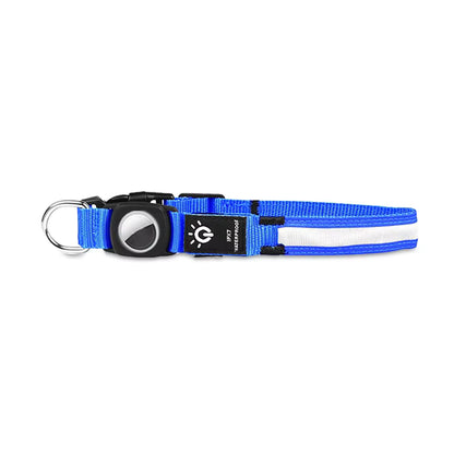 Collar Impermeable con Luz LED y Soporte para AirTag