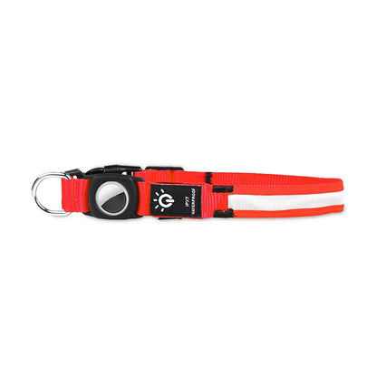 Collar Impermeable con Luz LED y Soporte para AirTag