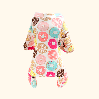 Pijamas de Algodón para Perros y Gatos con Estampados Divertidos