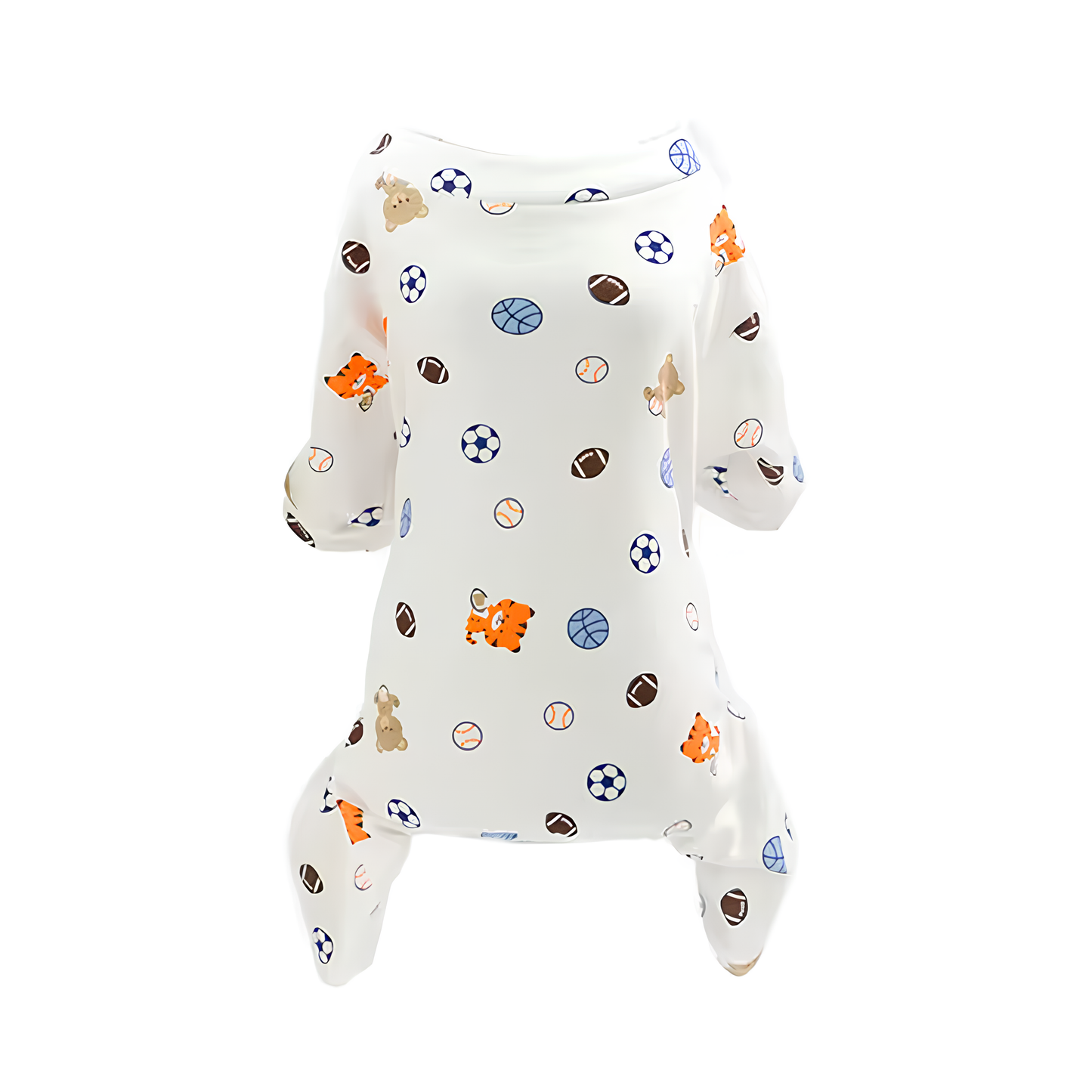 Pijamas de Algodón para Perros y Gatos con Estampados Divertidos