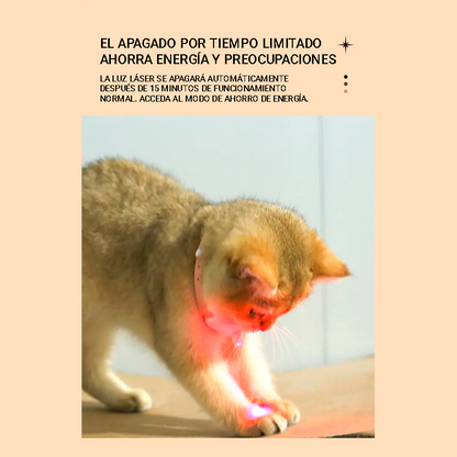 Collar para gato láser interactivo recargable por USB