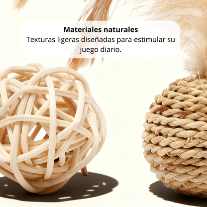 Set Duo 'Instinto Puro' Rattan-Fiber