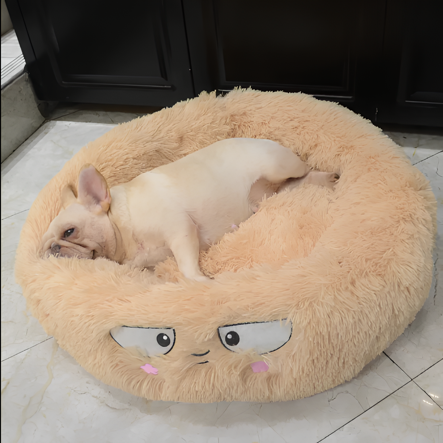 Nido Redondo de Felpa para Gatos y Perros