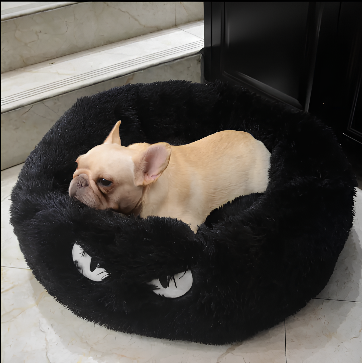 Nido Redondo de Felpa para Gatos y Perros