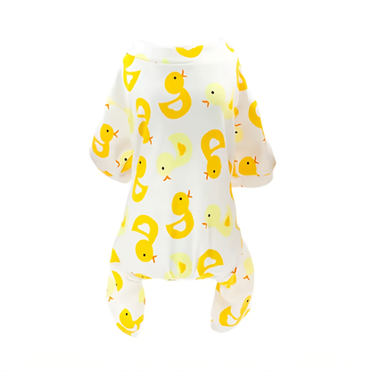 Pijamas de Algodón para Perros y Gatos con Estampados Divertidos