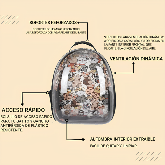 características de la mochila