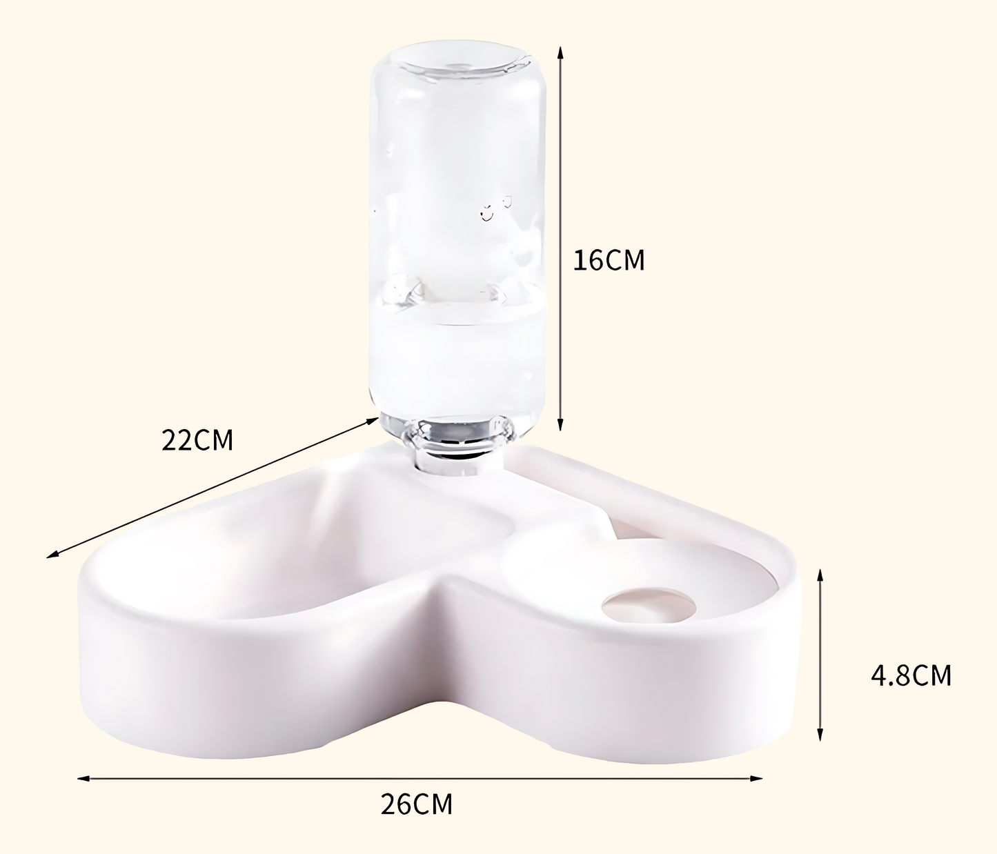 Comedero y Fuente Automática para Mascotas 2 en 1