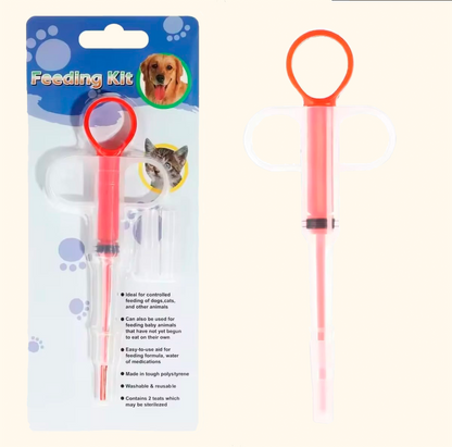 Dispensador Fácil para Medicamentos de Mascotas