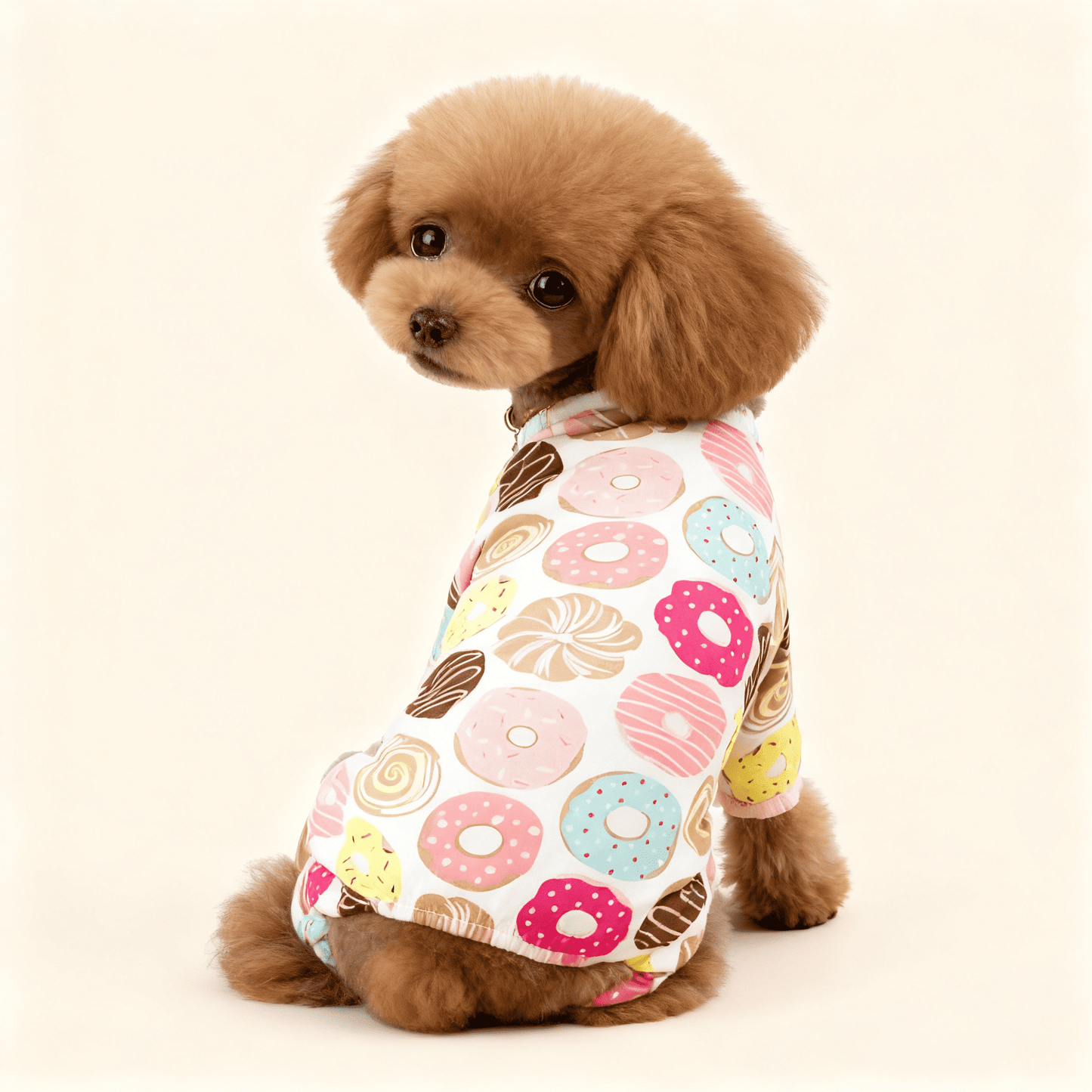 Pijamas de Algodón para Perros y Gatos con Estampados Divertidos