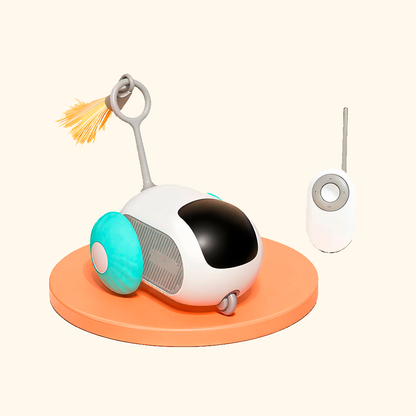 Coche Interactivo para Gatos con Modo Automático y Control Remoto