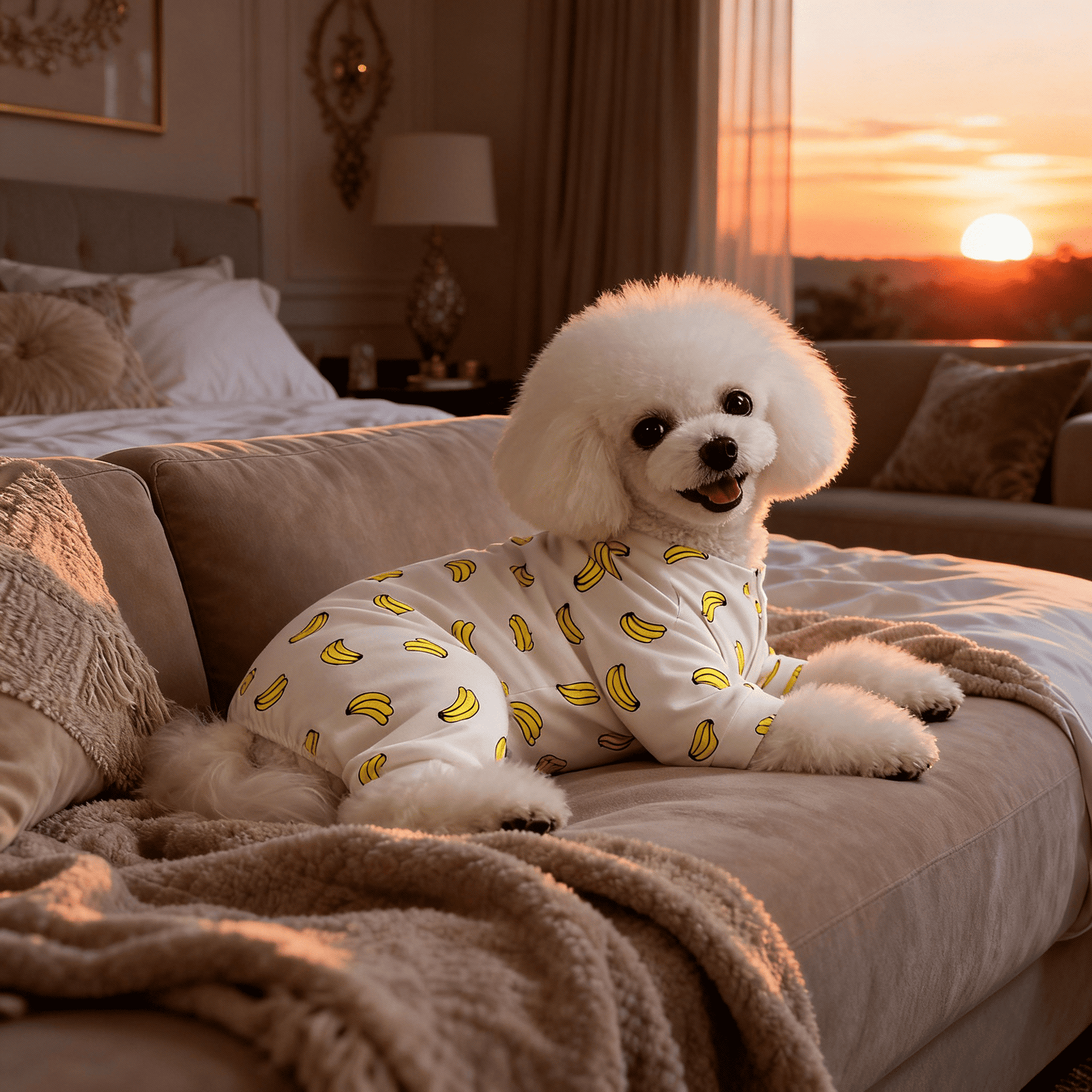 Pijamas de Algodón para Perros y Gatos con Estampados Divertidos