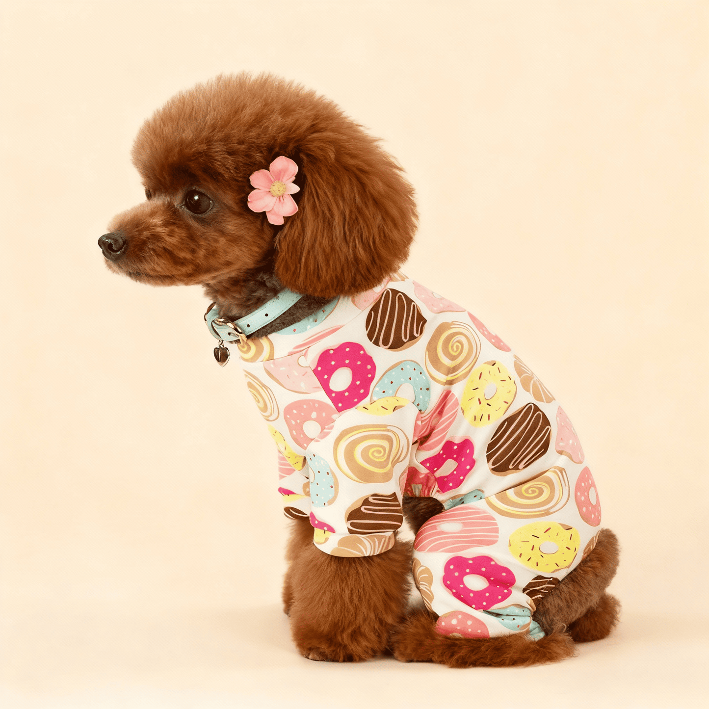 Pijamas de Algodón para Perros y Gatos con Estampados Divertidos