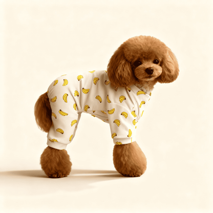 Pijamas de Algodón para Perros y Gatos con Estampados Divertidos