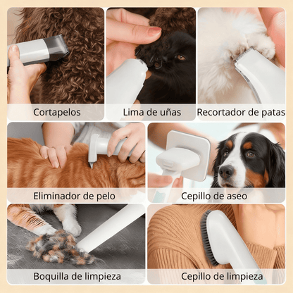 Dispositivo de Aseo para Mascotas 7-en-1 Multifuncional