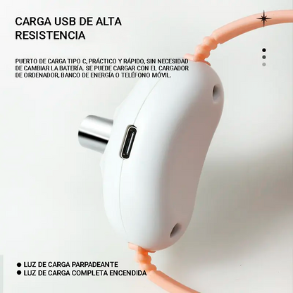 Collar para gato láser interactivo recargable por USB