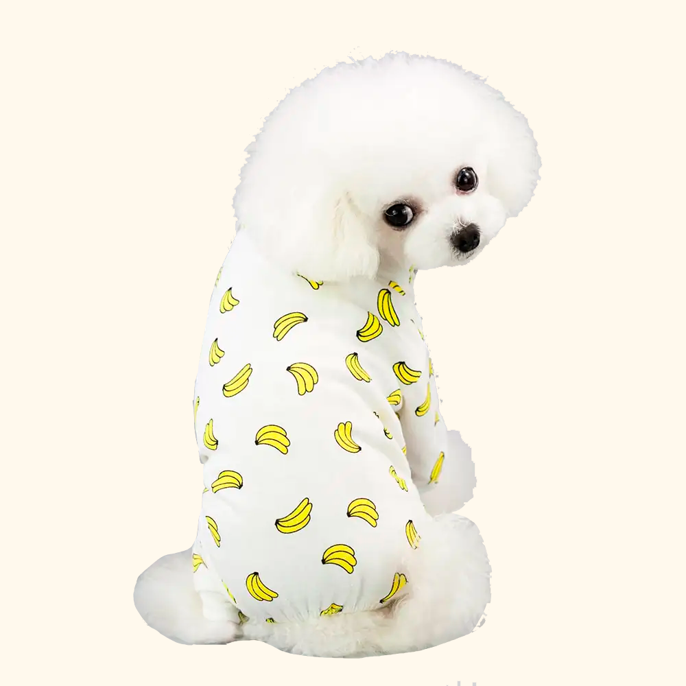 Pijamas de Algodón para Perros y Gatos con Estampados Divertidos