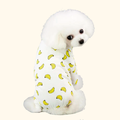 Pijamas de Algodón para Perros y Gatos con Estampados Divertidos