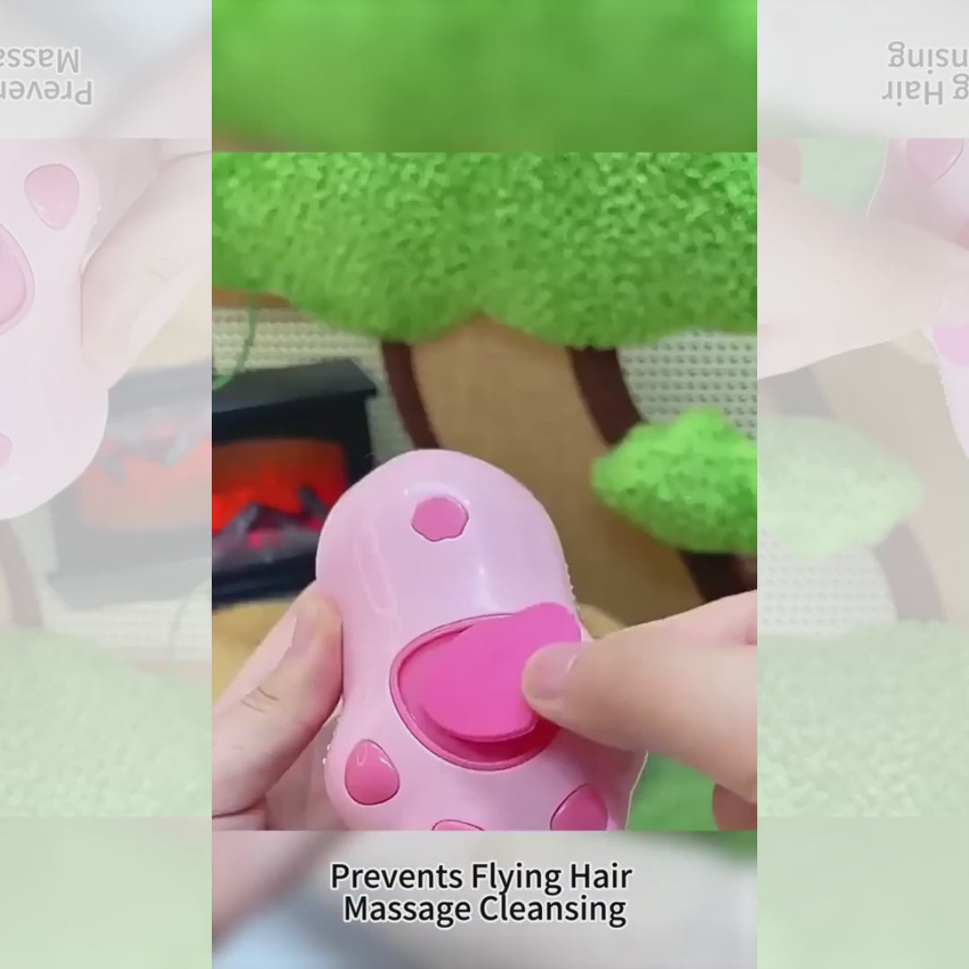 Video demostrativo del cepillo de vapor 3 en 1 para gatos