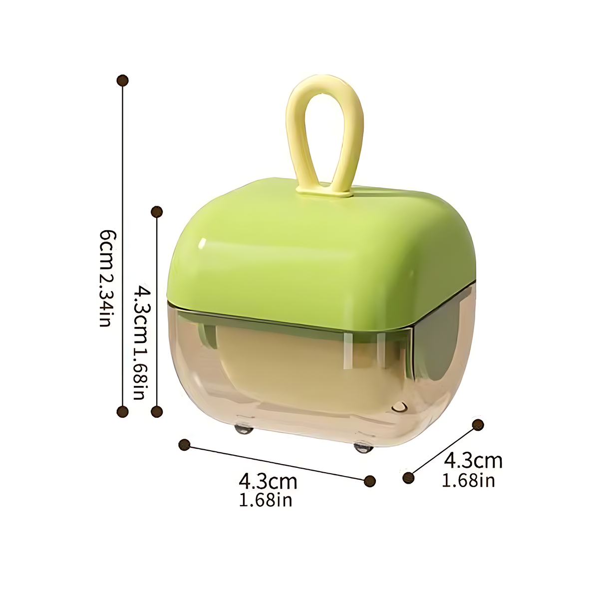 Rollo antipelusa mostrando su tamaño para ropa y hogar