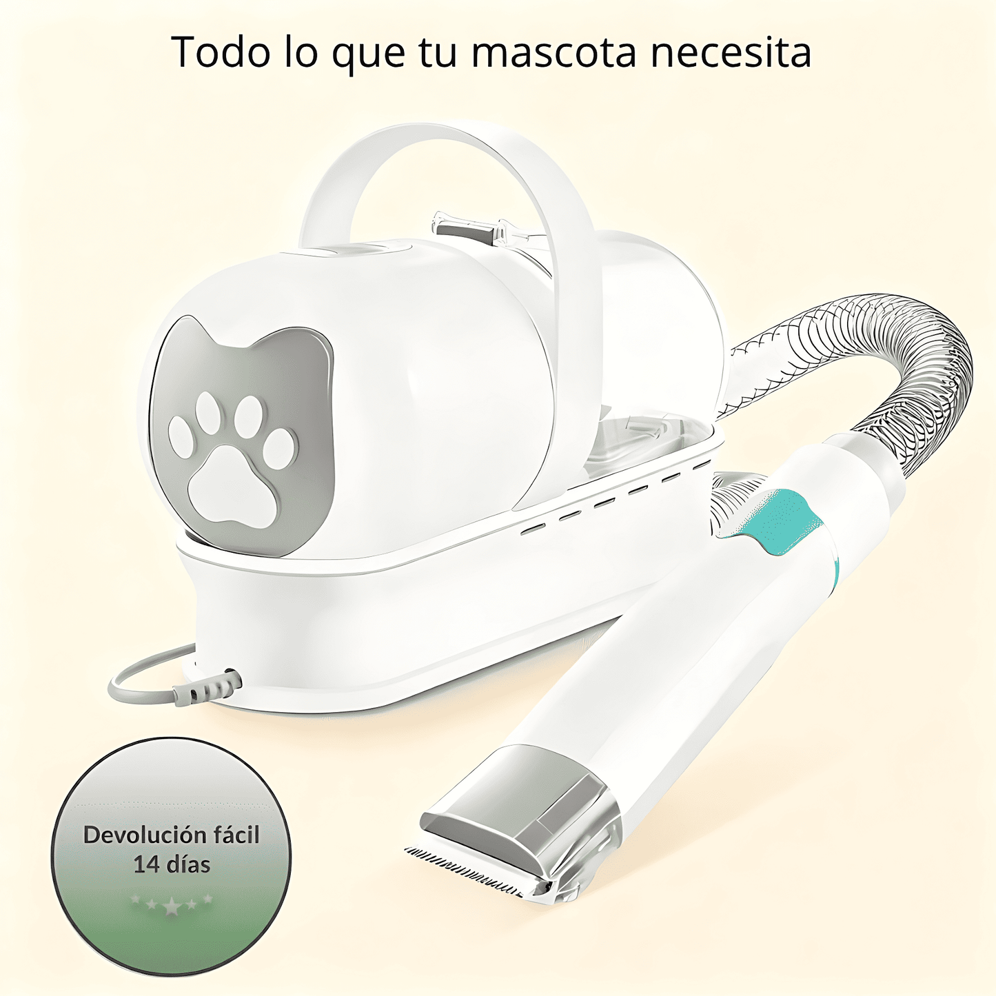 Dispositivo de Aseo para Mascotas 7-en-1 Multifuncional