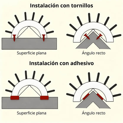 Cepillo de Masaje para Gatos - Esquinas y Protección