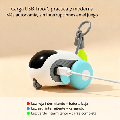 Coche Interactivo para Gatos con Modo Automático y Control Remoto