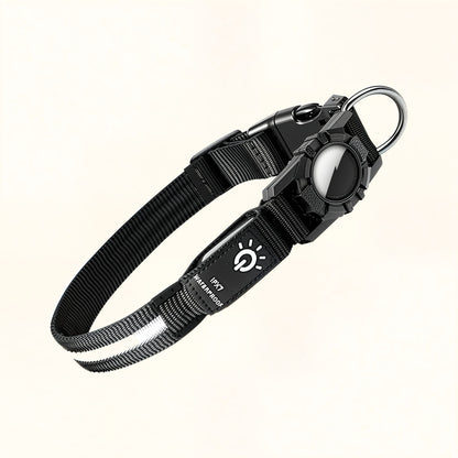 Collar Impermeable con Luz LED y Soporte para AirTag